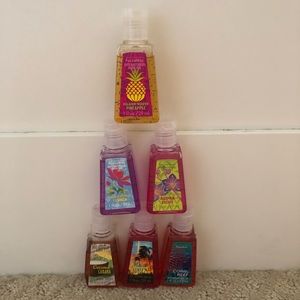 Lot of 6 Pocketbacs from Bath and Body Works - Spring/ Summer